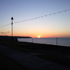 Sunset on Whitby West Cliff