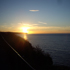 Sunset on Whitby West Cliff