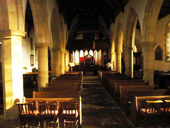 Photo inside Lythe Church